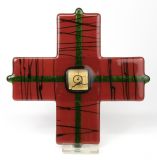 Glaskreuz - Rot & Grnes Kreuz