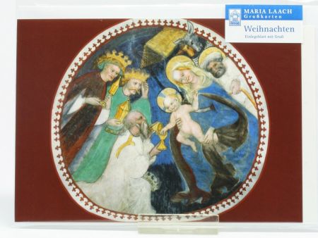 Weihnachtskarte - Anbetung der K&ouml;nige & Fresko