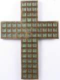 Bronzekreuz - Quadrate