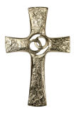 Bronzekreuz - Integrierte Ringe