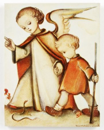 Hummelbild - Engel & Kind
