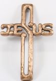 Bronzekreuz - Jesus & Plastisch