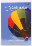 Konfirmationskarte - Bunter Heiluftballon