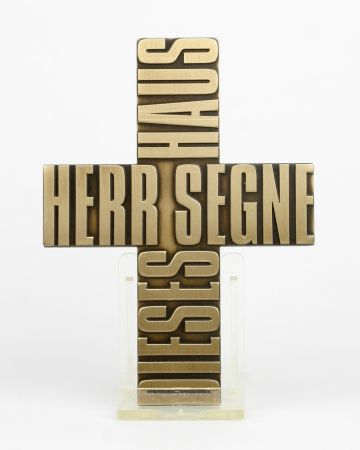 Haussegen - Bronze & Herr Segne Dieses Haus