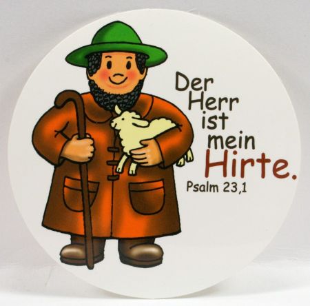 Aufkleber -  Der Herr ist mein Hirte