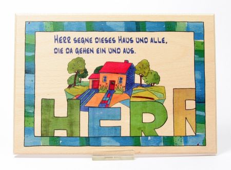 Haussegen - Herr & Farbig