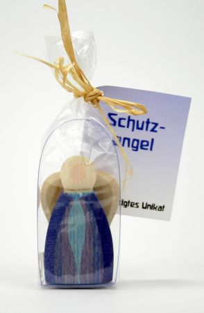 Holzengel - Kleiner Schutzengel & Schnur