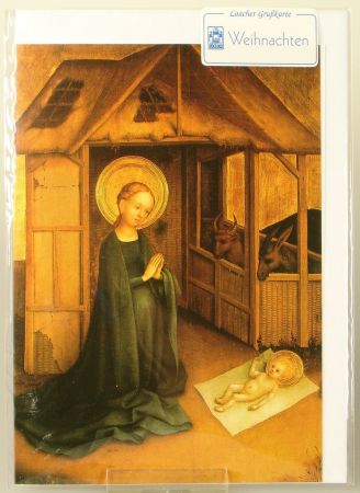 Weihnachtskarte - Anbetung der K&ouml;nige