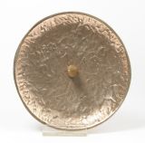Bronzeleuchter - Maserung & 11 cm