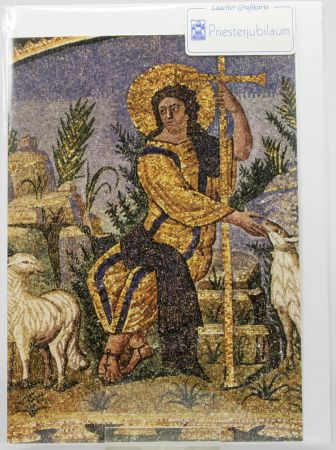 Karte zum Priesterjubil&auml;um - Der gute Hirte
