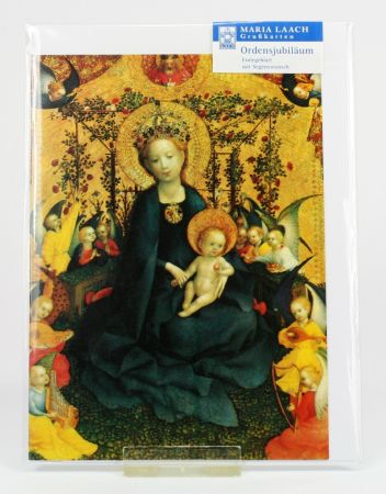Karte zum Ordensjubil&auml;um - Maria im Rosenhag