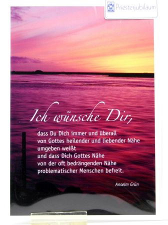 Karte zum Priesterjubil&auml;um - Gottes N&auml;he