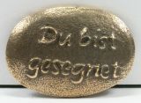 Handschmeichler - Bronzeengel & Text