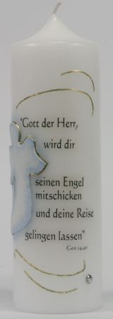 Spruchkerze - Deine Reise & Engel
