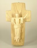 Holzkreuz - Auferstandener Christus & 15 cm