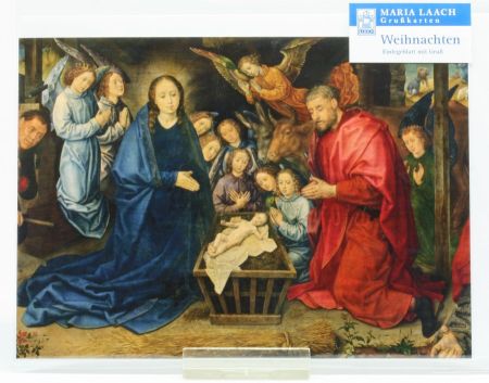 Weihnachtskarte - Anbetung der K&ouml;nige v. Goes