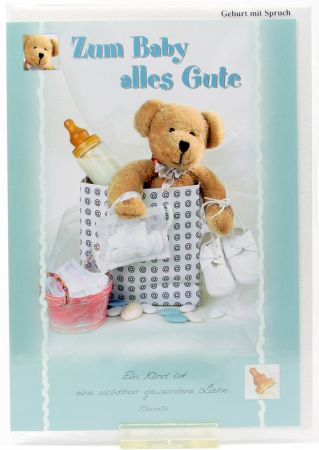 Karte zur Geburt - Sichtbar gewordene Liebe