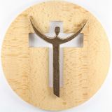 Bronzekreuz - Auferstehung & Kreisform