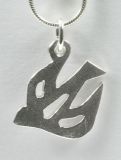 Halskette - Geisttaube & Silber
