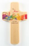 Kinderkreuz - Mit Jesus ist mein Leben bunt