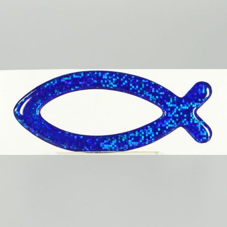 Aufkleber - Gl&auml;nzender Fisch
