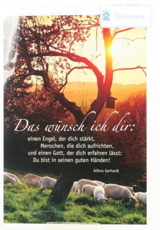 Karte zur Genesung - Das w&uuml;nsche ich Dir...