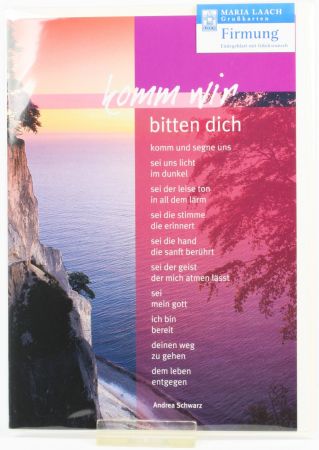 Karte zur Firmung - Sei uns Licht im Dunkel