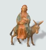 Tiroler-Krippe - Maria sitzend a.Esel,schwanger