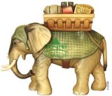 Karl-Kuolt-Krippe  - Elefant mit Gepck
